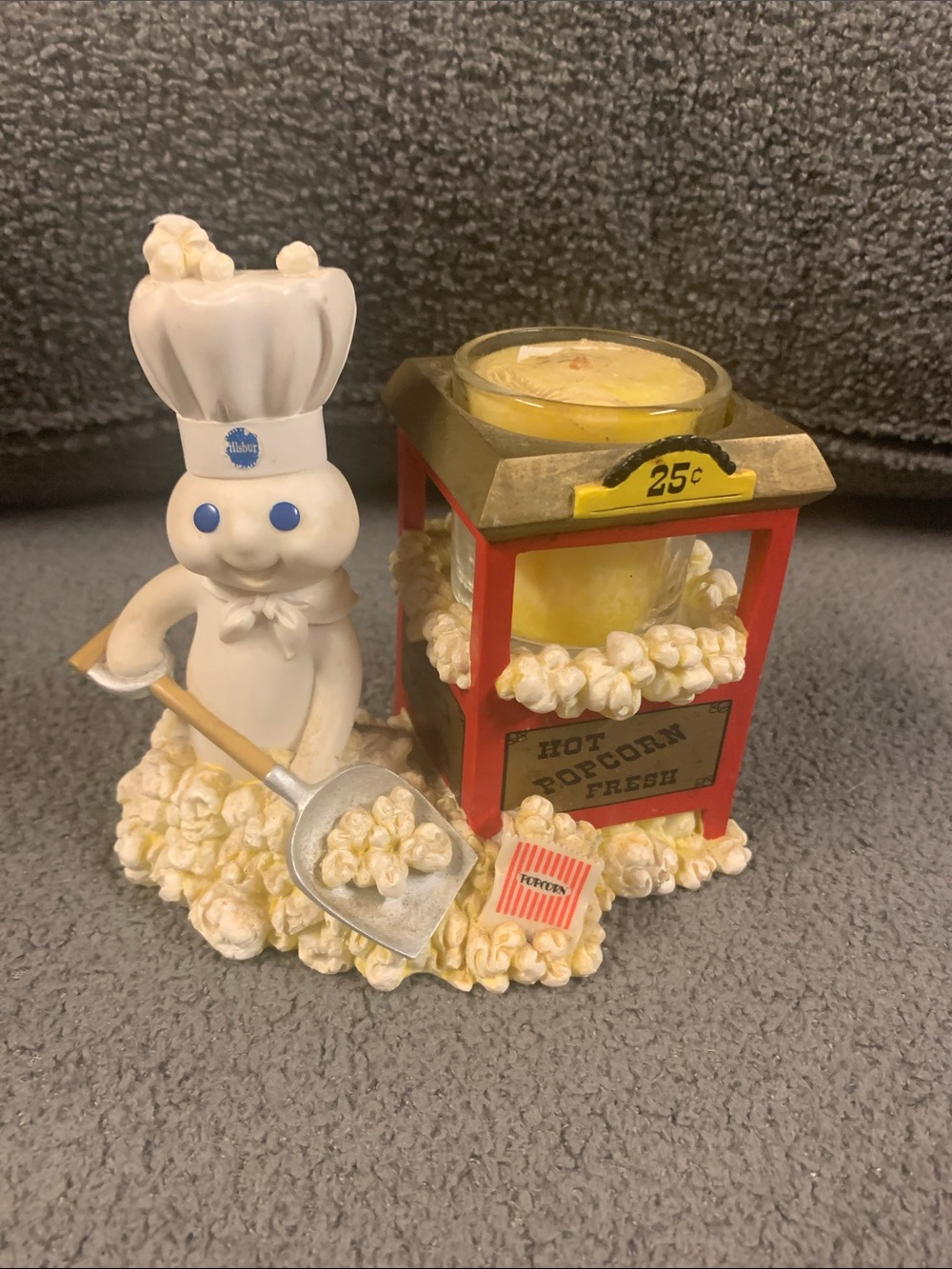 Pillsbury Doughboy Popcorn Candle Holder -
